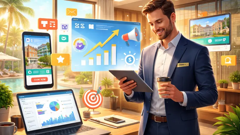 Digital Marketing for Hotel Manager in Glasgow