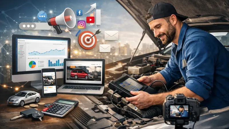 Digital Marketing for Vehicle Technicians in Glasgow  Leads
