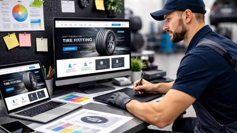 Website Designing  for Tyre Fitters in Glasgow