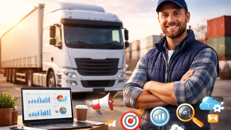 Digital Marketing  for HGV Drivers in Glasgow