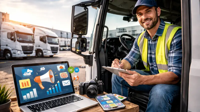 Content Marketing  for HGV Drivers in Glasgow