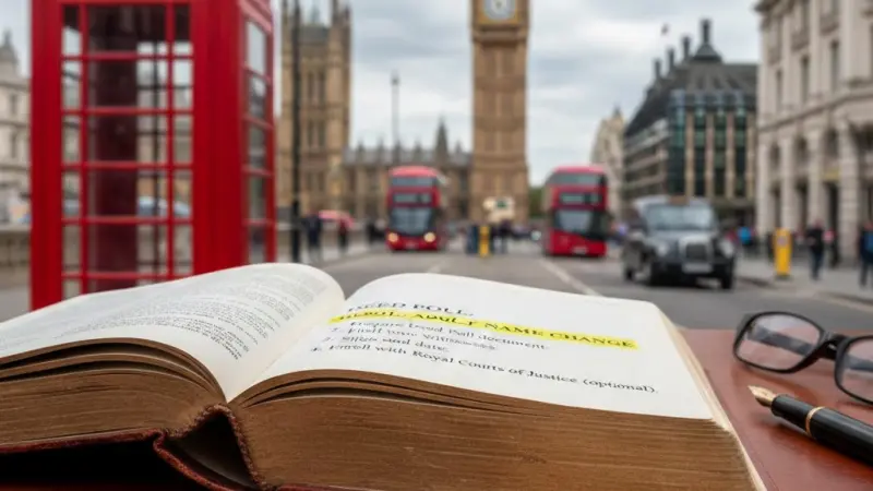 How to Change Your Name Legally in the UK