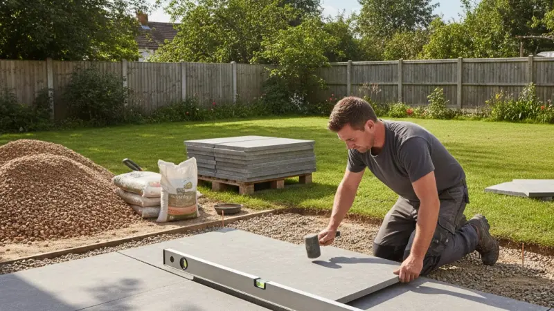 How to Lay Patio Slabs