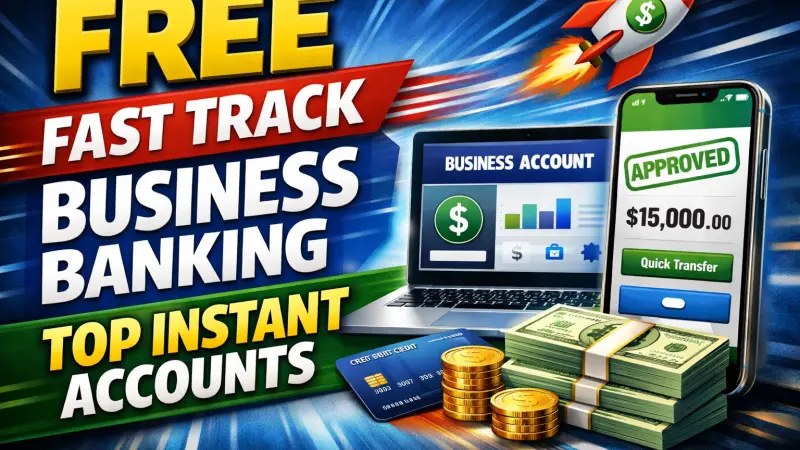 Free Fast Track Business Banking: Top Instant Accounts