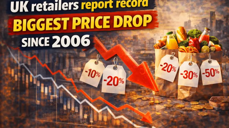 UK Retailers Report Biggest Price Drop Since 2006