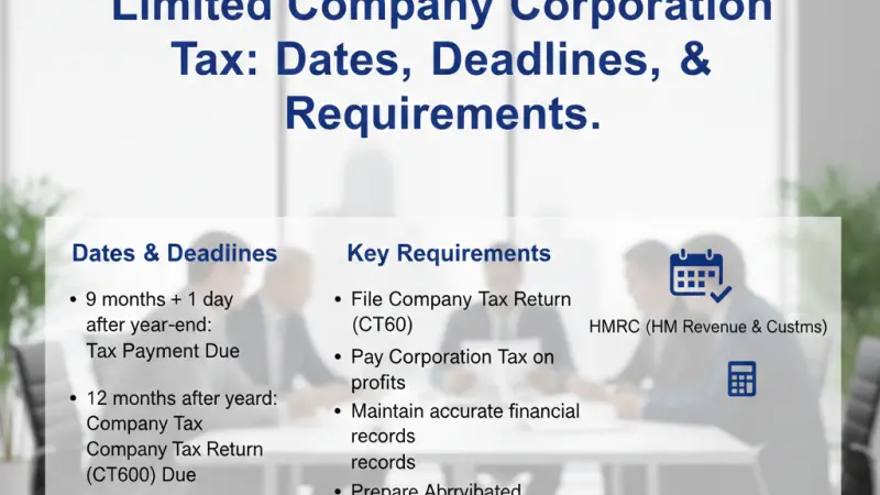 UK Ltd Corporation Tax Dates & Deadlines