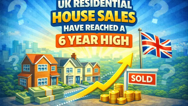 UK Residential House Sales Reach 6-Year High in 2026