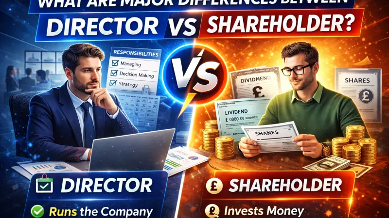 Director vs Shareholder Key Differences in the UK