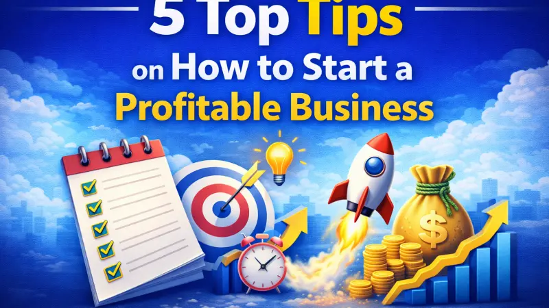 5 Top Tips to Start a Profitable Business