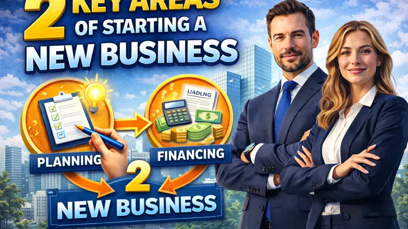 2 Key Areas of Starting a New Business