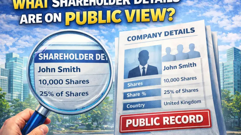 What Shareholder Details Are Public in the UK