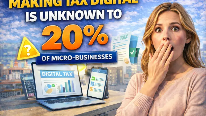 Making Tax Digital Unknown to 20% of Micro Businesses