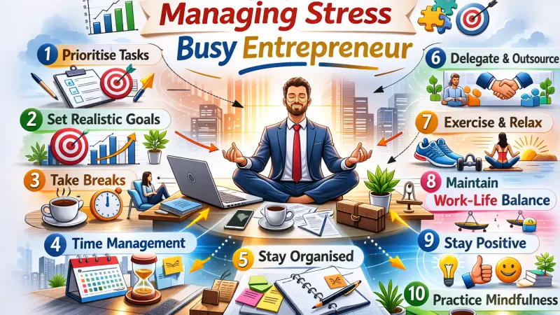 Top Tips to Manage Stress as an Entrepreneur UK