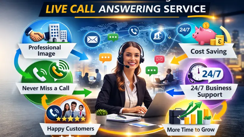 Five Benefits of Live Call Answering Services