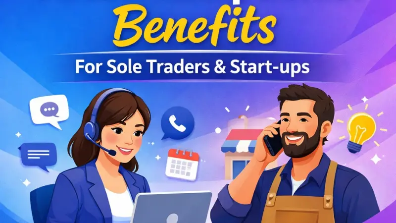 How Virtual Receptionists Help Sole Traders Grow Faster
