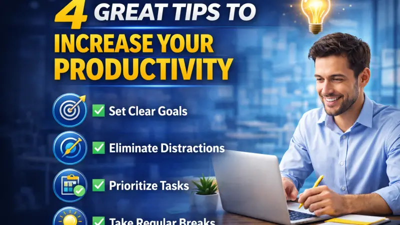 4 Great Tips to Increase Your Productivity