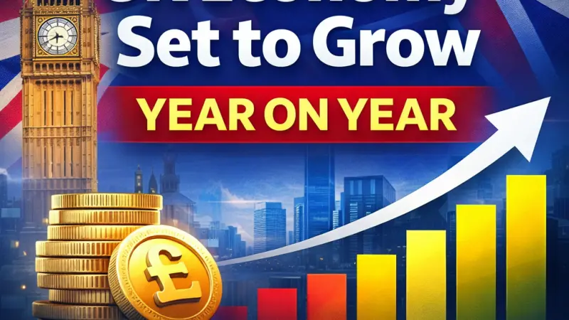 UK Economy Set to Grow Year on Year Outlook