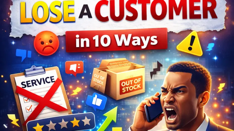 How to Lose a Customer in 10 Easy Ways