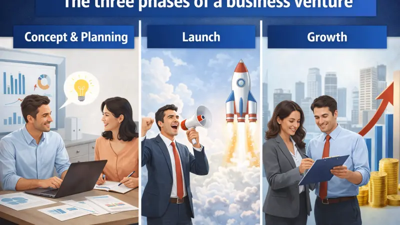 The Three Phases of a Business Venture