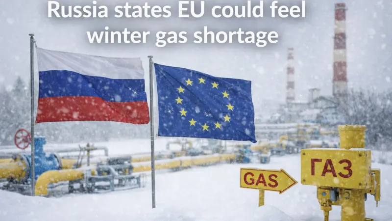 Russia Warns EU Could Face Winter Gas Shortage
