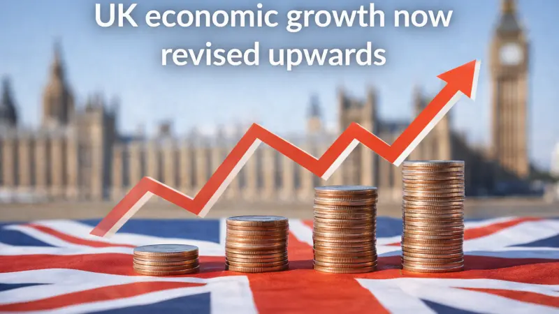 UK Economic Growth Now Revised Upwards