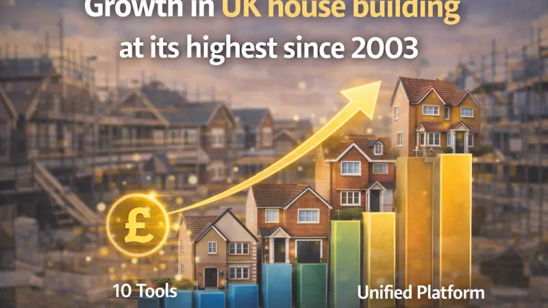 UK House Building Growth Hits Highest Since 2003