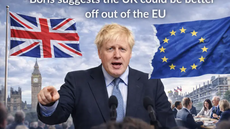 Boris Suggests UK Could Be Better Off Outside EU