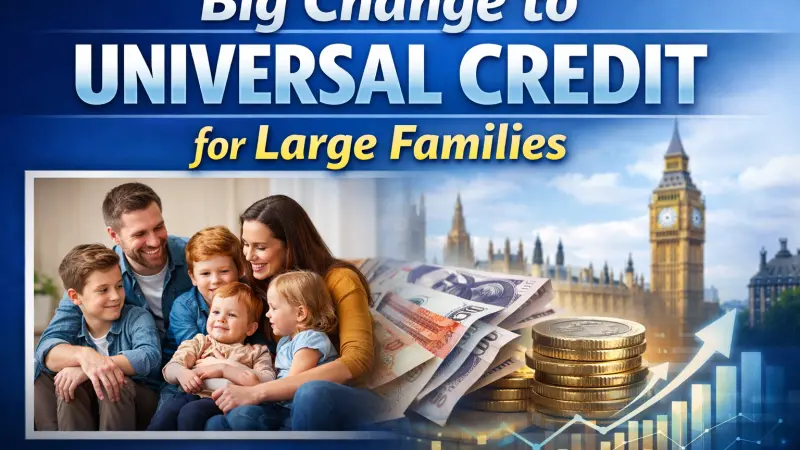 Big Change to Universal Credit for Large Families