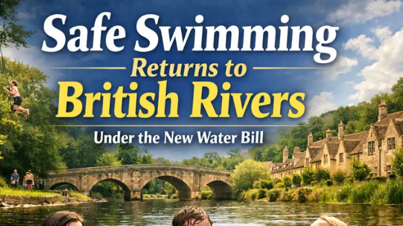 Safe Swimming Returns to British Rivers Under the New Water Bill