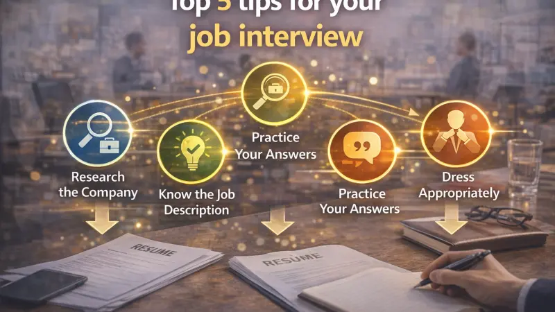 Top 5 Tips for Your Job Interview Success