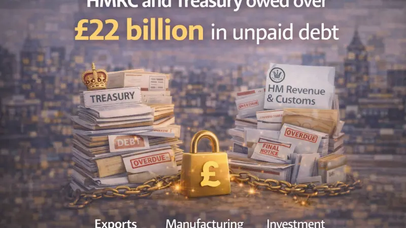 HMRC and Treasury Owed Over 22 Billion