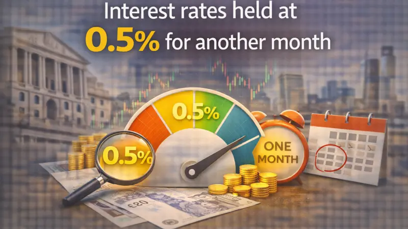 Interest Rates Held at Low Percent for Another Month