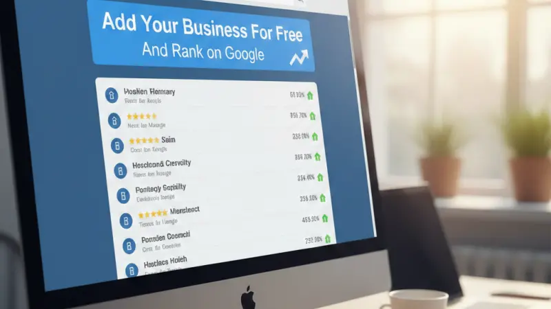 Add Your Business for Free And Rank on Google