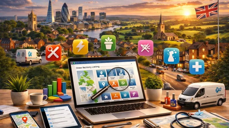 Free Directory Listing for UK Services Online  Grow Local