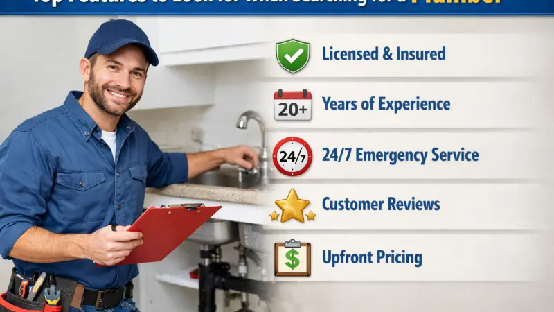 Top Features to Look for When Searching for a Plumber
