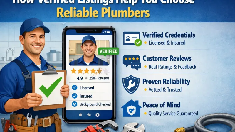 How Verified Listings Help You Choose Reliable Plumbers