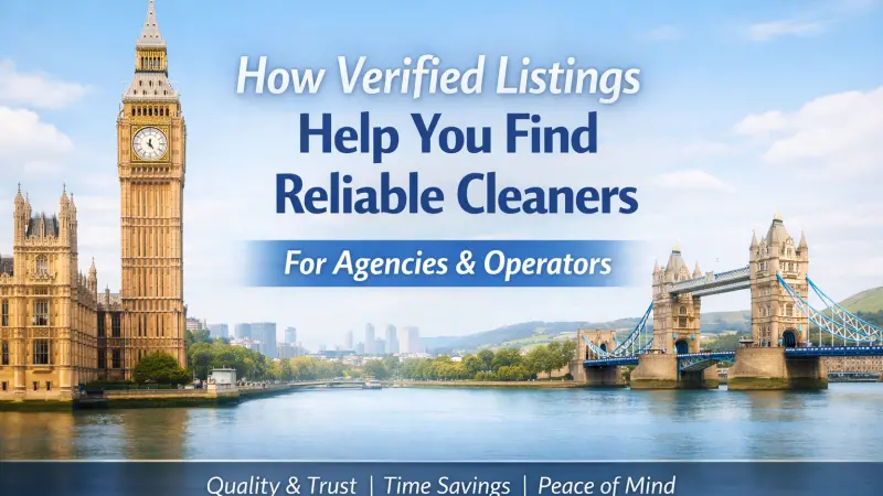 How Verified Listings Help You Find Reliable Cleaners