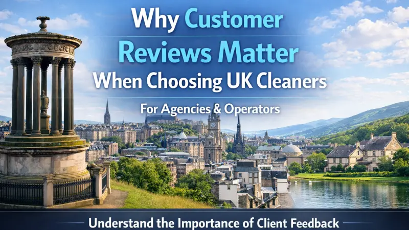 Why Customer Reviews Matter When Choosing UK Cleaners