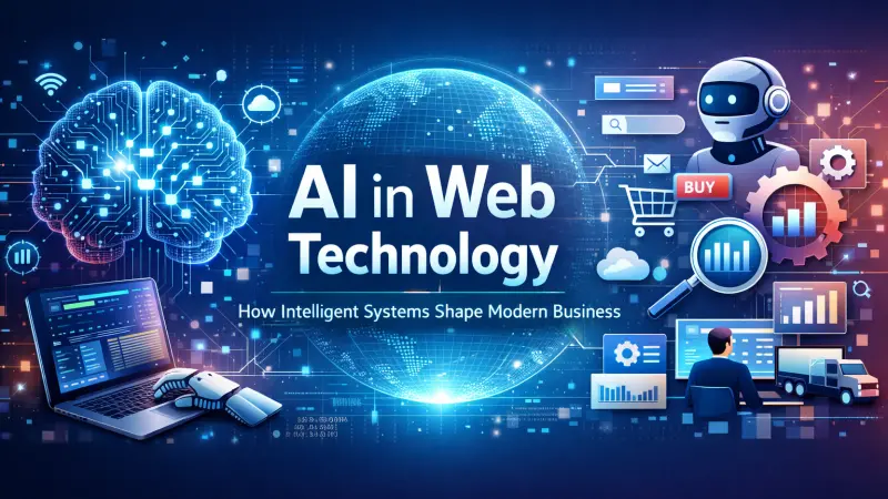 AI in Web Technology For How Intelligent Systems Shape Modern Business