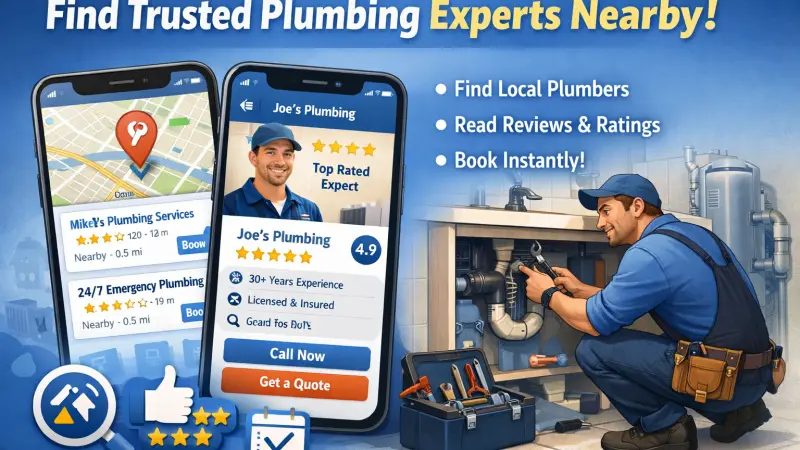 Mobile Apps for Discovering Trusted Plumbing Experts Nearby