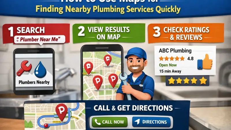 How to Use Maps for Finding Nearby Plumbing Services Quickly