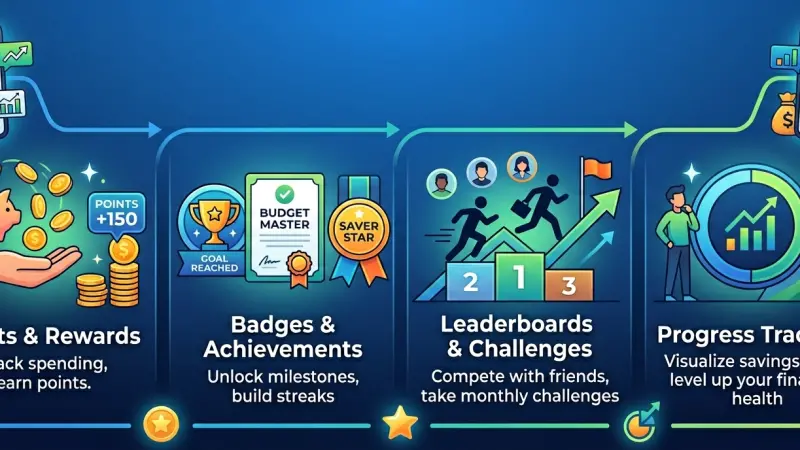 Which gamification elements boost engagement in personal finance apps