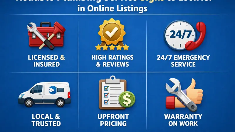 Reliable Plumbing Service Signs to Look for in Online Listings