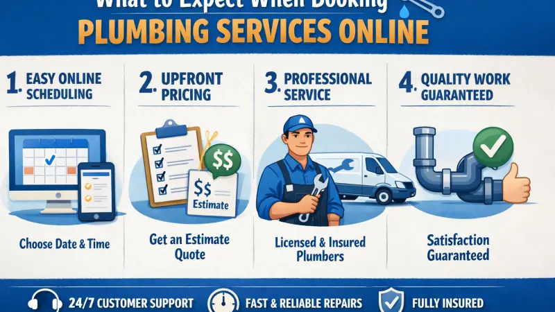 What to Expect When Booking Plumbing Services Online