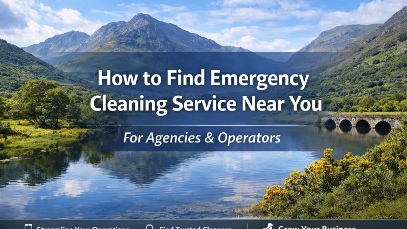 How to Find Emergency Cleaning Service Near You UK Guide