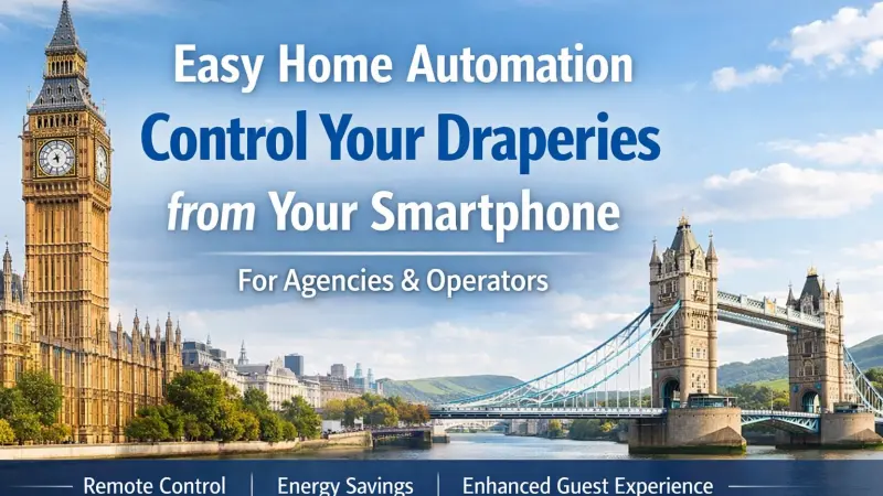 Easy Home Automation Control Your Draperies from Your Smartphone