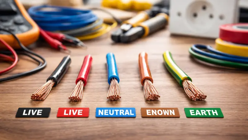 UK Electrical Wire Colours What Do They Mean for Your Safety