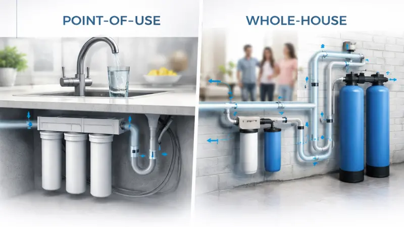Point of Use vs Whole House Water Systems UK Guide