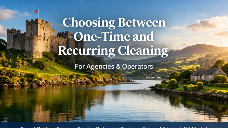 Choosing Between One Time and Recurring Cleaning  Guide