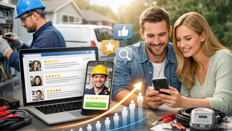 Leverage Online Reviews for Electric Services Leads UK Guide